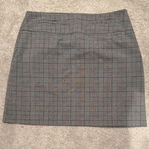Candie's Gray Plaid Mini Skirt